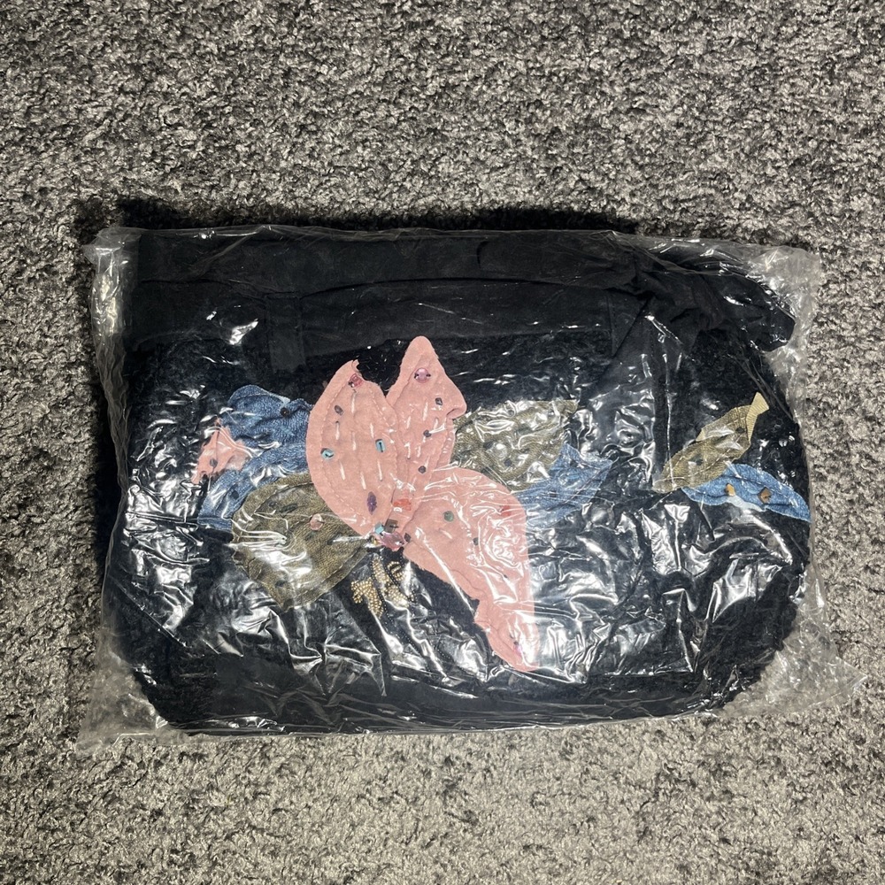 Far Nine Patchwork Embellished Beaded Sequin Blac… - image 9